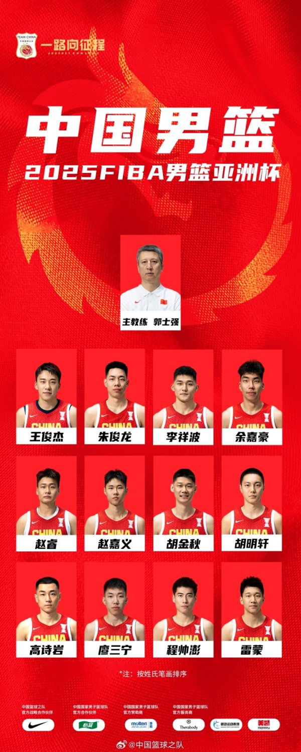 郭指导一直信奉防卫  至上 我觉得这也是徐杰和张宁最终落选的原因