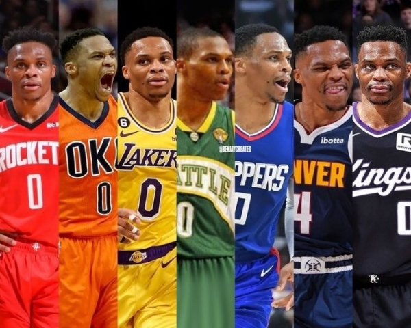 流浪双雄？威少近7个赛季效力7支球队 施罗德近9赛季11队！