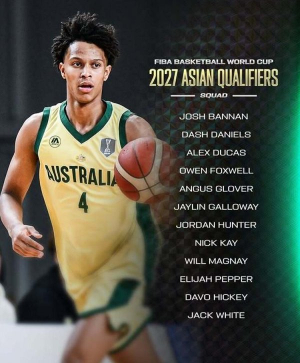 澳大利亚男篮公布世预赛12人名单：希基等6名亚洲杯第一名  成员在列